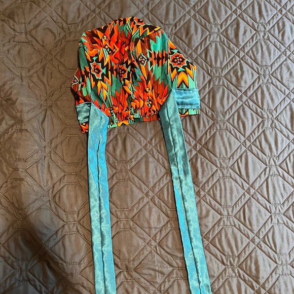 Used Bouffant Cotton Scrub Hat - Picture 2 of 2